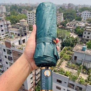 .(Deep Green) Windproof 16 Rib Auto Open Close Strong Frame Umbrella (48 Bones)