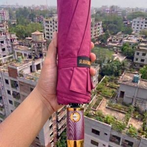 .(Marron) Windproof 16 Rib Auto Open Close Strong Frame Umbrella (48 Bones)