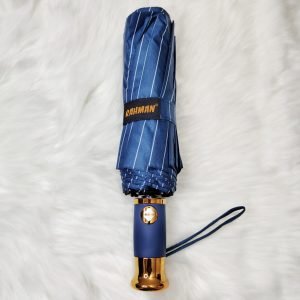 x(Blue) Windproof 12 Rib Auto Open Close Strong Frame Umbrella (36 Bones)